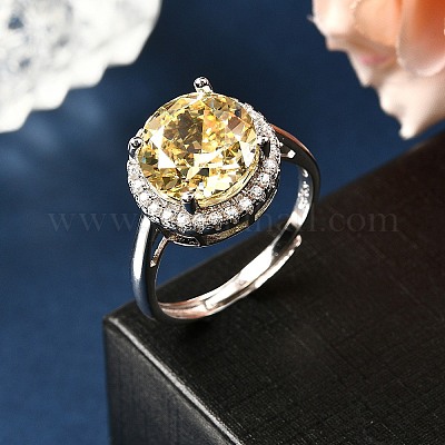 Amazon Ring Anello Regolabile Donna In Argento 925 Con Zircone - Fedina Sottile Anello Donna Zirconi - Foto 5