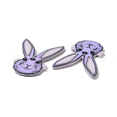 Pendentifs acryliques imprimés&nbsp;SACR-G030-04F-1