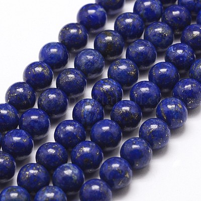 Natürliche Lapislazuli Perlenstränge&nbsp;G-G953-03-8mm-1