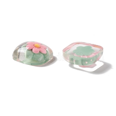 Cabochon in resina trasparente&nbsp;RESI-G034-A06-1