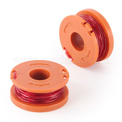 5 carrete de hilo de repuesto para recortadora WA0010 con tapa para recortadora Worx&nbsp;FIND-TAC0011-128E-1