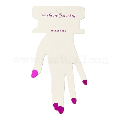 Wholesale Hand Shaped Cardboard Paper Bracelet Display Cards