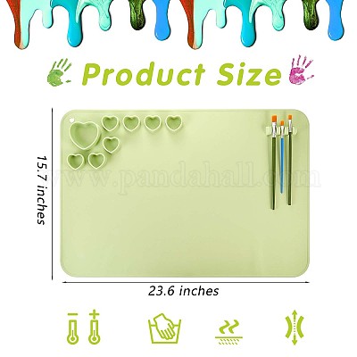 Wholesale 23x15.7 Inch Creative Washable Silicone Craft Mat 