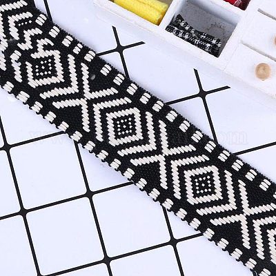 Ruban polyester style ethnique&nbsp;OCOR-WH0047-27-1