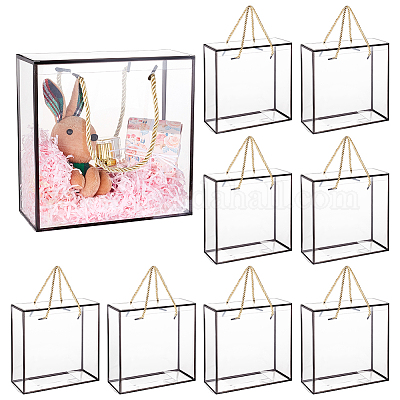 Transparente Geschenkbox aus PET-Kunststoff&nbsp;AJEW-WH0166-06A-01-1