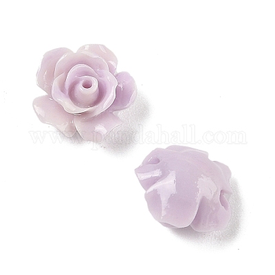 Perles teintes en coquillage synthétique&nbsp;SHEL-K007-14B-1