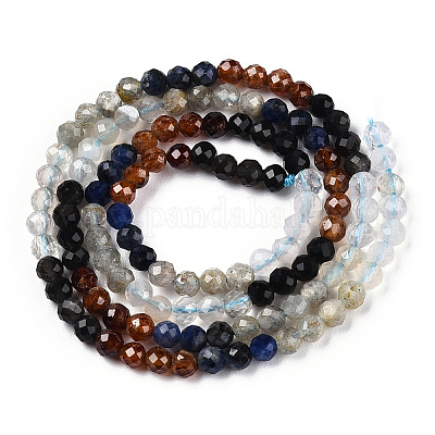 Lot De Topazes Bleues Naturelles - 3.5mm, Forme Ronde Facettée, Qualité Excellente