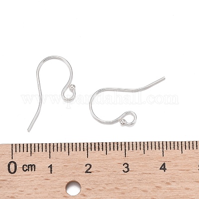 Sterling Silver 925 French Ear Wire 24mm thickness 0.7mm Ear hooks