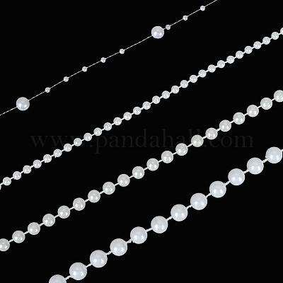 Perlenketten aus ABS-Kunststoff&nbsp;KY-WR0001-07-1