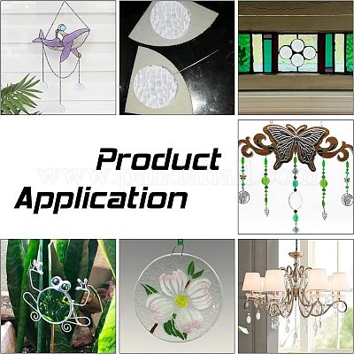 CYH 300 Pezzi Tesselle In Vetro Blu - Piastrelle Di Osaico, Quadrati