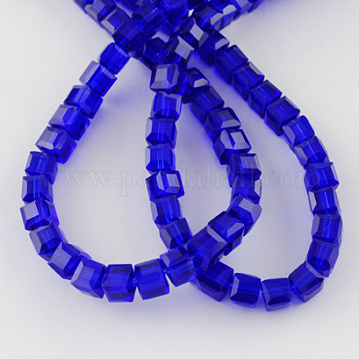 Chapelets de perles en verre&nbsp;GLAA-R041-6x6mm-22-1