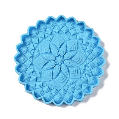 1pc Stampi Per Sottobicchieri In Resina, Stampi Per Sottobicchieri Mandala  In Silicone Per Resina Epossidica, Stampi