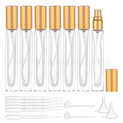 1pc 10ml Thick Glass Perfume Spray Bottle, Sunscreen Spray Bottle