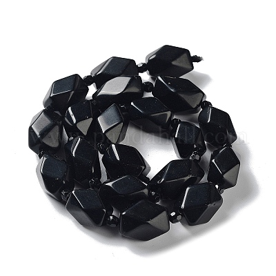 Natürlichen Obsidian Perlen Stränge&nbsp;G-C182-24-01-1