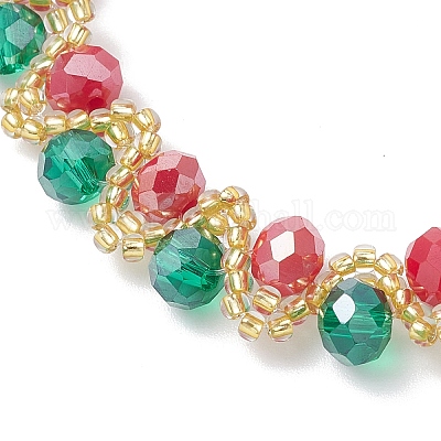 PH PandaHall Lot De 12 000 Perles De Rocaille Vertes, 2 Mm, Mini Perles D'espacement 12/0 Pour La Fabrication De Bijoux De Noël, Chaînes De Lunettes