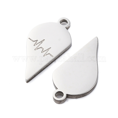 Grosshandel Geteilte Anhänger aus Edelstahl 304