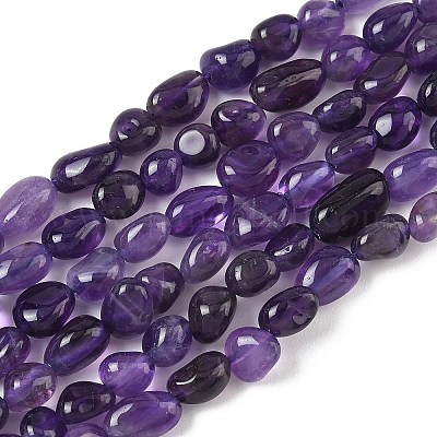 Natürlichen Amethyst Perlenstränge&nbsp;G-J280-08-1