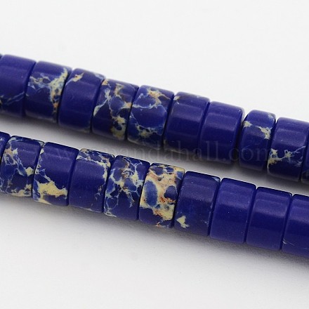 Synthetic Imperial Jasper Beads Strands G-J277-8mm-09-1