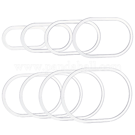 8 Stück Acryl-Vorlage DIY-PH0036-13-1