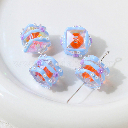 Perles en acrylique transparente WG39989-13-1