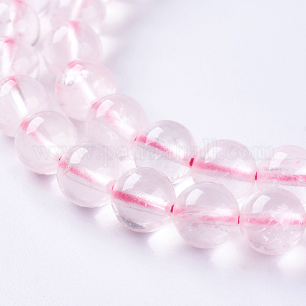 Chapelets de perles en quartz rose naturel G-L470-32-8mm-1