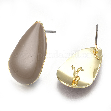 Accessoires de clous d'oreilles en alliage PALLOY-S121-09A-1