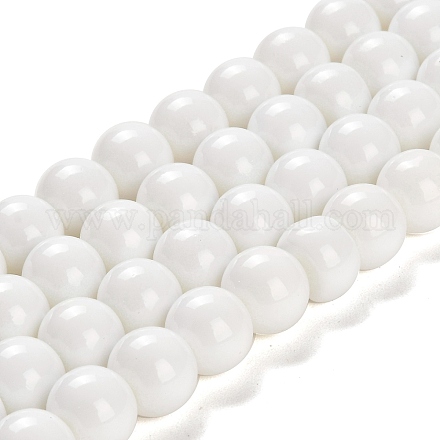 Chapelets de perles en verre peintes DGLA-S071-12mm-01-1