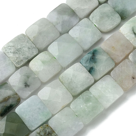 Brins de perles de jadéite du myanmar naturel G-A092-C01-03-1