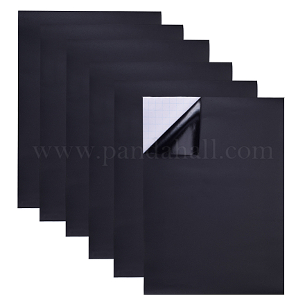 黒板のステッカーラベル  防水 pvc デカール手書きラベル ステッカー  ブラック  29x21x0.03cm X-DIY-WH0143-73-1
