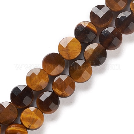Natürlichen Tigerauge Perlen Stränge G-K332-B03-1