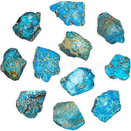 Nbeads 1 hebra de cuentas de piedras preciosas de jaspe G-NB0001-35-1
