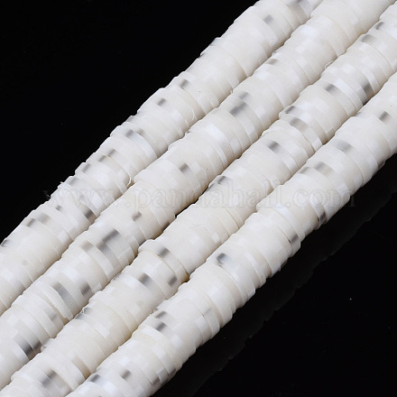 Chapelets de perle en pâte polymère manuel X-CLAY-R089-6mm-172-1
