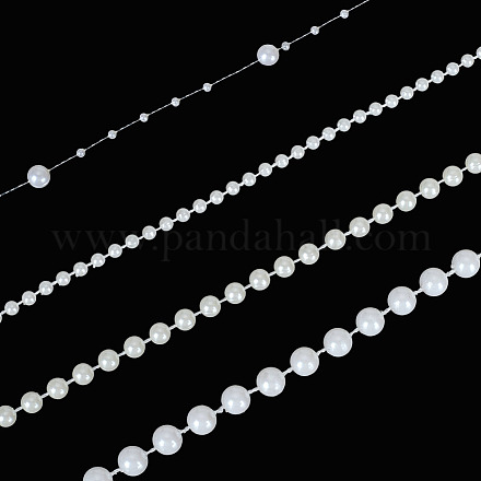 Perlenketten aus ABS-Kunststoff&nbsp;KY-WR0001-07-1