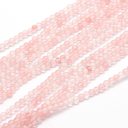Synthetic Quartz Round Beads Strands G-P128-44-3mm-1