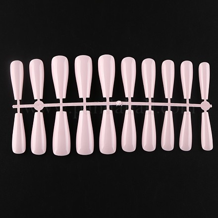 Однотонные пластиковые бесшовные накладные ногти MRMJ-R106-TBL026-1