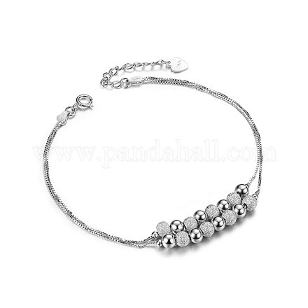 TINYSAND 925 Sterling Silver Multi-strand Bracelets TS-B472-S-1