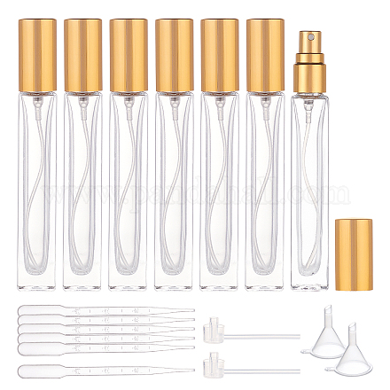 Flacon vaporisateur de parfum en verre rechargeable de 10 ml MRMJ-BC0002-31A-1
