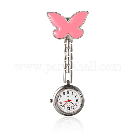 Butterfly Alloy Nurse Table Pocket Watches WACH-N007-01B-1