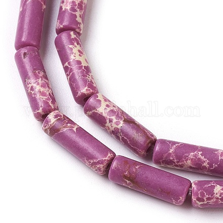 Synthetic Imperial Jasper Beads Strands G-L496-A02-1