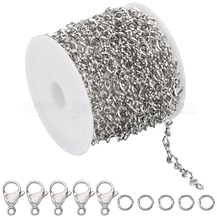 Набор для изготовления браслета из цепочки и ожерелья с цепочкой «сделай сам» DIY-SC0022-12-1