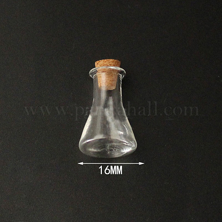 Mini contenedores de cuentas de botella de vidrio de borosilicato alto BOTT-PW0001-261M-1