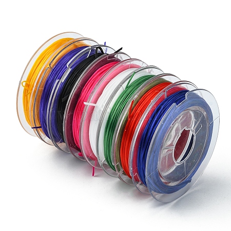 10 Rolls 10 Colors Nylon Beading Thread, Chinese Knot Cord, for Bracelet  Making, Mixed Color, 0.8mm, about 10 yards(9.14m)/roll, 1 roll/color 