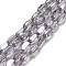 Electroplate Glass Beads Strands, Oval, Faceted, Thistle, 6x3.5x2.5mm, Hole: 1mm, about 53~54pcs/strand, 11.73''~12.01''(29.8~30.5cm)