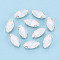 Sew on Rhinestone Montee Beads, with Brass Prong Settings, Garments Accessories, Horse Eye, Crystal, 15x7x5mm, Hole: 1mm, about 1000pcs/bag