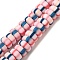 Polymer Clay Beads Strands, Rondelle, Mixed Color, 6.5~7x3~3.5mm, Hole: 1.6mm, about 116~123pcs/strand, 15.55~15.94''(39.5~40.5cm)