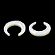 Natürlichen weißen Muschelperlen SSHEL-N034-122A-03-4