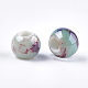 Perles en porcelaine manuelles X-PORC-S498-19B-09-2