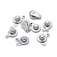 316 Surgical Stainless Steel Snap Clasps STAS-F208-02B-P-1