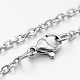 Zucca 304 collane ciondolo in acciaio inox e orecchini pendenti set gioielli SJEW-N026-03-5