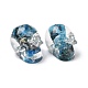 Perles de copeaux teints en opale africaine naturelle G-E185-17-2